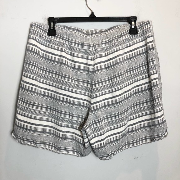 J Jill White Striped Shorts - Picture 4 of 4